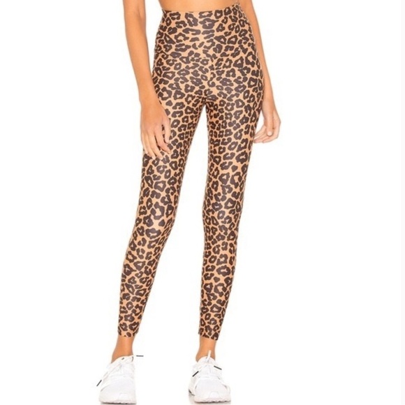 Beach Riot Pants - Beach Riot Piper Leopard Leggings Sz S